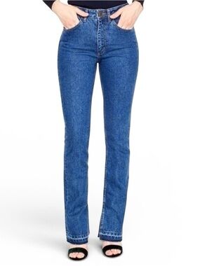 Sandro Paris NWT Viky Straight Leg Split Hem Jeans